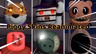 Piggy Skins Reanimated  All 10 New Jumpscares Game created byDaRealLucasTheMucas [upl. by Festa776]