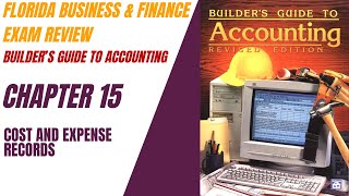 Builders Guide To Accounting Chapter 15 Review for the Florida Business amp Finance Exam [upl. by Anyel]