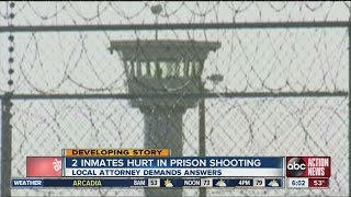 Two inmates hurt in prison shooting [upl. by Lorinda]