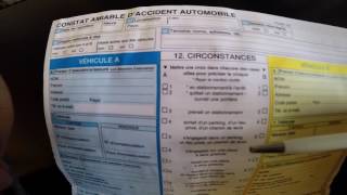 Comment remplir le constat daccident [upl. by Alison]