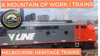 Melbourne Heritage Trains November 2023  VIC  Trains [upl. by Devin]