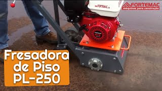 Fresadora de Asfalto e Concreto FORTEMAC  Com motor Honda 9HP 4 tempos [upl. by Weber]