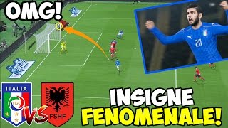 GOL INFAME INSIGNE IN EXTREMIS ITALIAALBANIA PES 2017 ITA [upl. by Caasi]