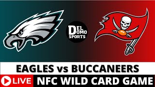 PHILADELPHIA EAGLES VS TAMPA BAY BUCCANEERS LIVE  NFL Game Score JAN 15 2024  NFC Wild Card Round [upl. by Fowle]