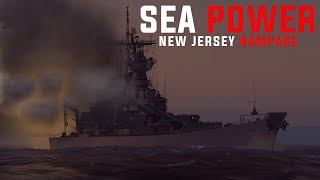 SEA POWER Iowa Class Battleship Engages Soviet Landing Force  New Naval Simulation [upl. by Keenan121]