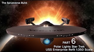 Build the 1350 REFIT from Polar Lights part 6 [upl. by Raual]