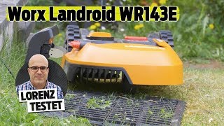 Worx Landroid WR143E – was kann der RoboterRasenmäher Lorenz testet [upl. by Lamonica]