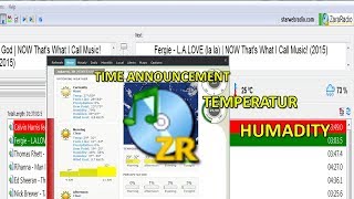 Setting Temperature Humadity dan Time Announcement Zara Radio [upl. by Uhej]