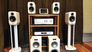 Q acoustics 3010i amp Q acoustics 3020i sound test [upl. by Allimak454]