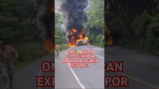 OMG 😱 GENTE NO REBASAR EN CURVA VEAN 😱 ESO car explosion fyp viral subscribe like share [upl. by Kirbee]