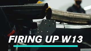 A New Era Starts Here Firing Up our 2022 MercedesAMG F1 Car [upl. by Anidem]