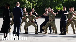 New Zealand troops perform haka Ka Mate for William and Kate [upl. by Hut]