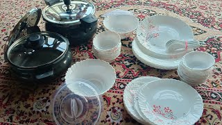 3 In 1 Pressure Cooker  Aj Laya Aur Nayi Cheezai Online Shopping Kar K  Dinner Set B laya [upl. by Hnao431]