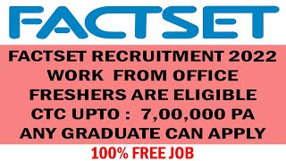 Factset Jobs  Non Voice Jobs  Salary 40000  Work From Office Jobs  Private Jobs  Hashtag 57 [upl. by Stanislaus370]