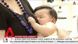 Nursing mums need more lactation rooms support at the workplace Louis Ng [upl. by Yearwood]