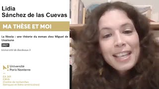 197 Lidia Sánchez de las Cuevas parle de sa thèse [upl. by Ilujna]