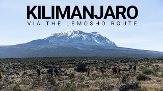 Climbing Mount Kilimanjaro via the Lemosho Route [upl. by Notaes]