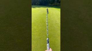 Rarest Golf Club Ever Chain Link Golf Putter Shaft golf golfputt golfputting [upl. by Nauqahs]