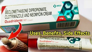 Quadriderm RF Cream Kis Kaam Aati Hai  Beclomethasone Dipropionate Clotrimazole And Neomycin Cream [upl. by Asenej364]