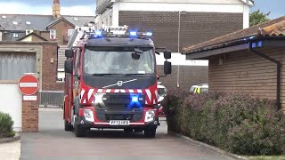 Rhyl Fire Station First Pump Turnout  North Wales Fire amp Service [upl. by Yak]