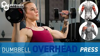 How to Dumbbell Overhead Shoulder Press  Grow Your Shoulders [upl. by Memory]