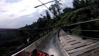 Wiegand Sommerrodelbahn Frankenrodel Erlebnisfelsen Pottenstein 2021 POV Onride [upl. by Adiuqal410]