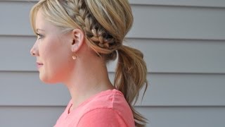 Half French Braid Ponytail [upl. by Caddric]