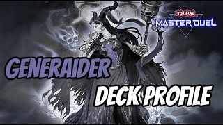 YuGiOh Master Duel Platin Generaider Deck Profile YGO GeneraiderYuGiOh [upl. by Navetse]