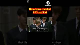 👿New jeans cheated BTS and RM 😡😡new jeans are cheater 🧐🤬 [upl. by Kancler598]