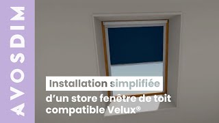 Comment installer un Store Occultant compatible Velux® [upl. by Irreg]