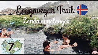 Icelands Laugavegur Trail Camp at Landmannalaugar Ep 1 [upl. by Oos]