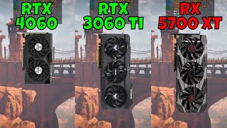 RTX 3060 Ti vs RTX 4060 vs RX 5700 XT Benchmark in 9 Games at 1080p [upl. by Elva]