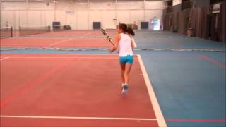 Top Avon Tennis Juniors Claudia Hallsworth amp Maria Budin training at Coombe Dingle TC [upl. by Helfand]