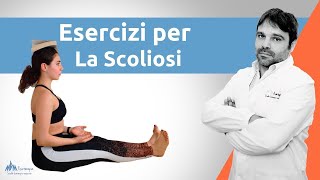 Esercizi per la scoliosi  Se li esegui dirai addio al mal di Schiena [upl. by Garcon225]