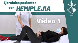 Ejercicios de rehabilitación para pacientes con hemiplejia VÍDEO 1  Volteos y transferencias [upl. by Edelstein]