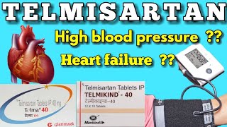 Telmisartan tablets 40 mg in hindi  Telma 40 tablet uses in hindi  telmikind 40 tablet uses [upl. by Olegnaid]