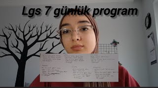 LGS Kasım ara tatilinde size 7 günlük program hazırladımmmmlgs2025 [upl. by Houston]