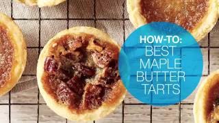 How to make the best maple butter tarts  Canadian Living [upl. by Yrro]