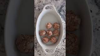 BAKED TURKEY MEATBALLS RECIPE trending recipe food [upl. by Nyleak176]