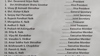 Gomantak Bhandari Samaj New committee elected unopposed2024 [upl. by Anatnas338]