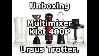 Multimixer modelo Klot 400P  Marca URSUS TROTTER [upl. by Enylekcaj755]