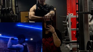 Chest and back day  first gym vlog [upl. by Aivil]