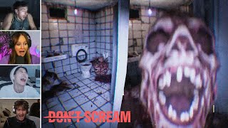 DONT SCREAM Top Twitch Jumpscares Compilation Horror Games [upl. by Oirotciv]