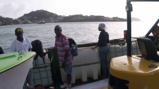 MV Guidance Ferry Approaches Canouan Island Grenadines [upl. by Landing]