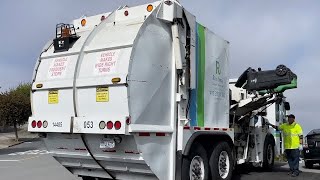 Recology San Francisco Split Body Lodal EVO Side Loader Garbage Truck in Golden Gate Heights [upl. by Eolanda]