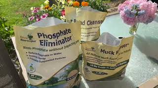 Phosphate Eliminator 20 lb 40 Scoops Pond Phosphate Remover Review [upl. by Elaynad222]