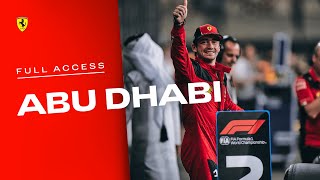 SF Full Access  2023 Abu Dhabi GP  A finale on the podium [upl. by Akima738]