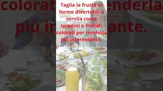 COME GESTIRE UN BAMBINO CHE NON MANGIA FRUTTA [upl. by Ravilob431]