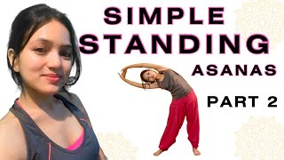 SIMPLE Standing Asanas Part 2 Most important yoga poses to do daily  Vedic Yoga Lifestyle [upl. by Erusaert]