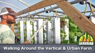 Opening the Vertical Aquaponic and Urban Farm in the Morning [upl. by Htebasyle626]